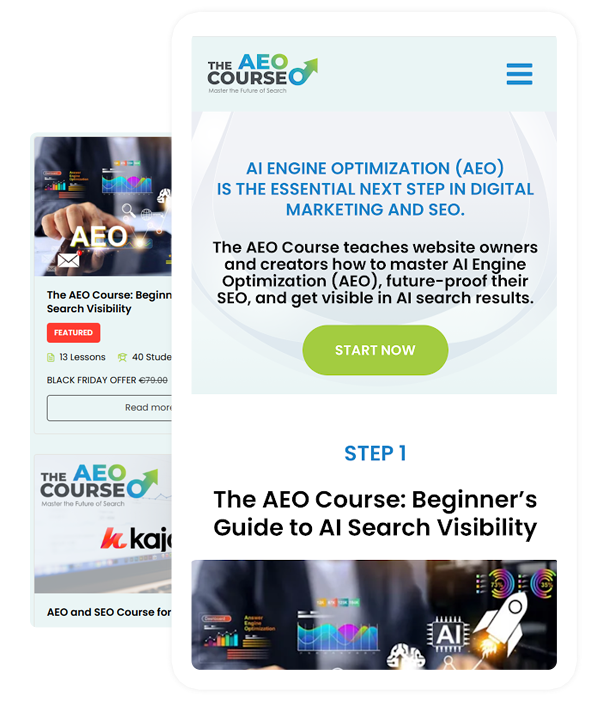 The AEO Course for SEO Webmanager Website Design Carcassonne